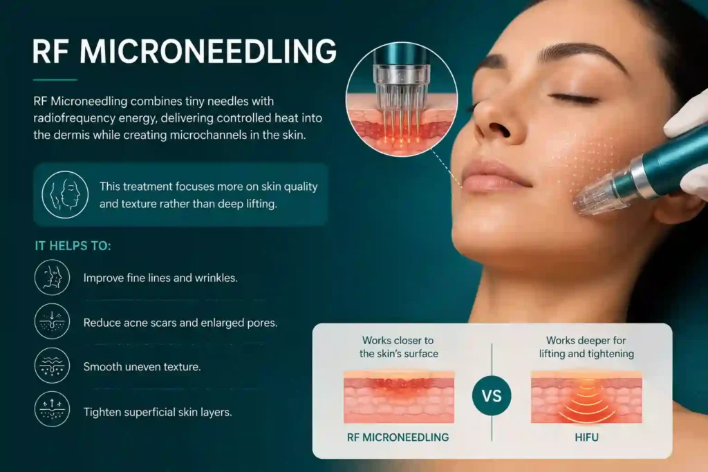 What Does RF Microneedling Do That HIFU Alone Cannot Didcot